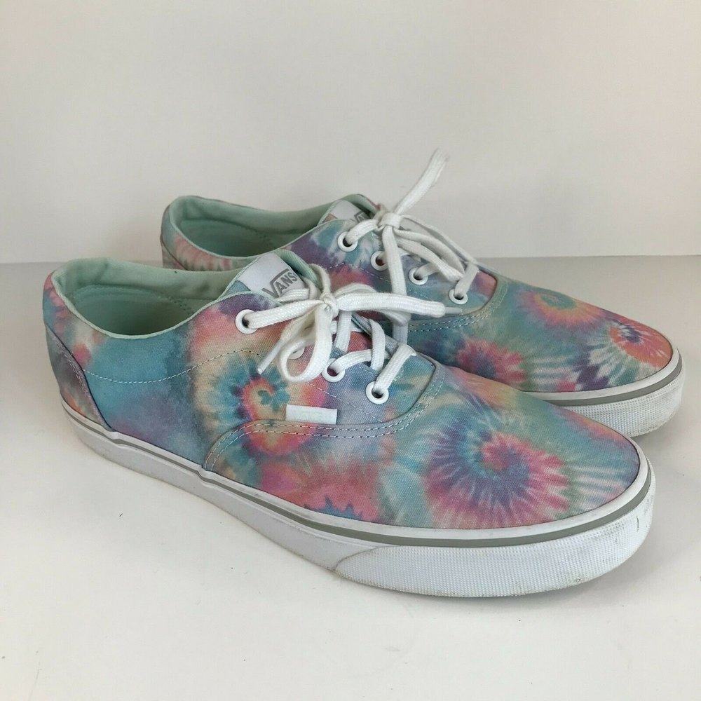 Vans Era Tie-dye Men's 9 Colorful Bright Lace Up Sneaker Shoe